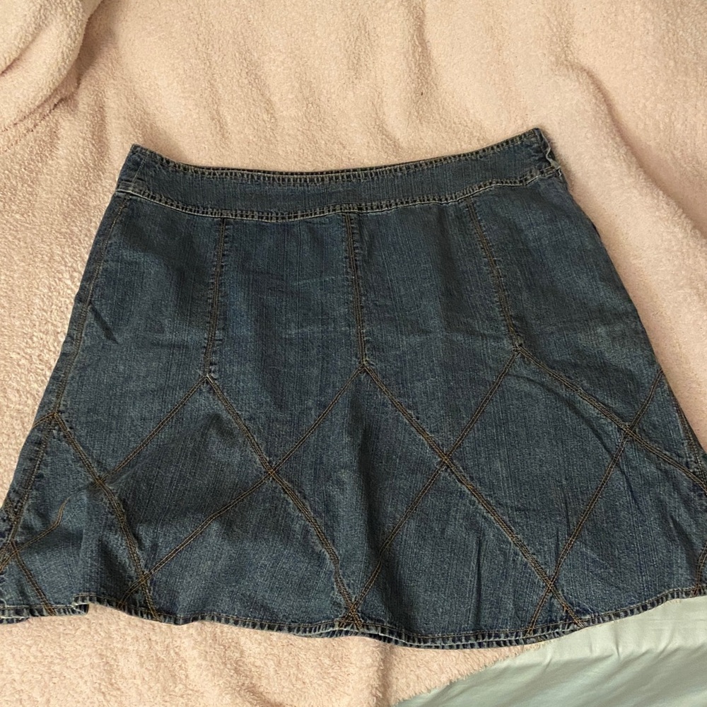 Axcess Blue Denim A-Line Skirt
